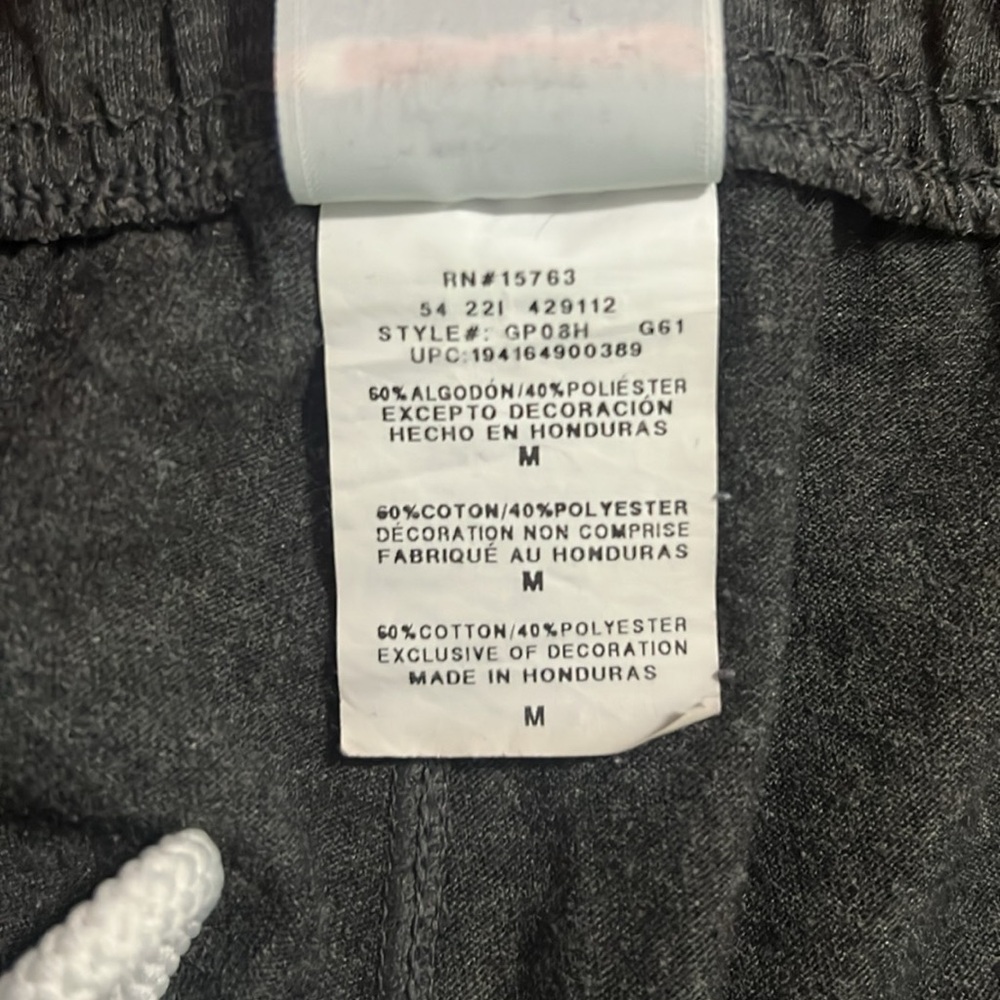 Champion Charcoal Grey Lightweight Sweatpants Tapered Ankles Size M Casual - Picture 8 of 10